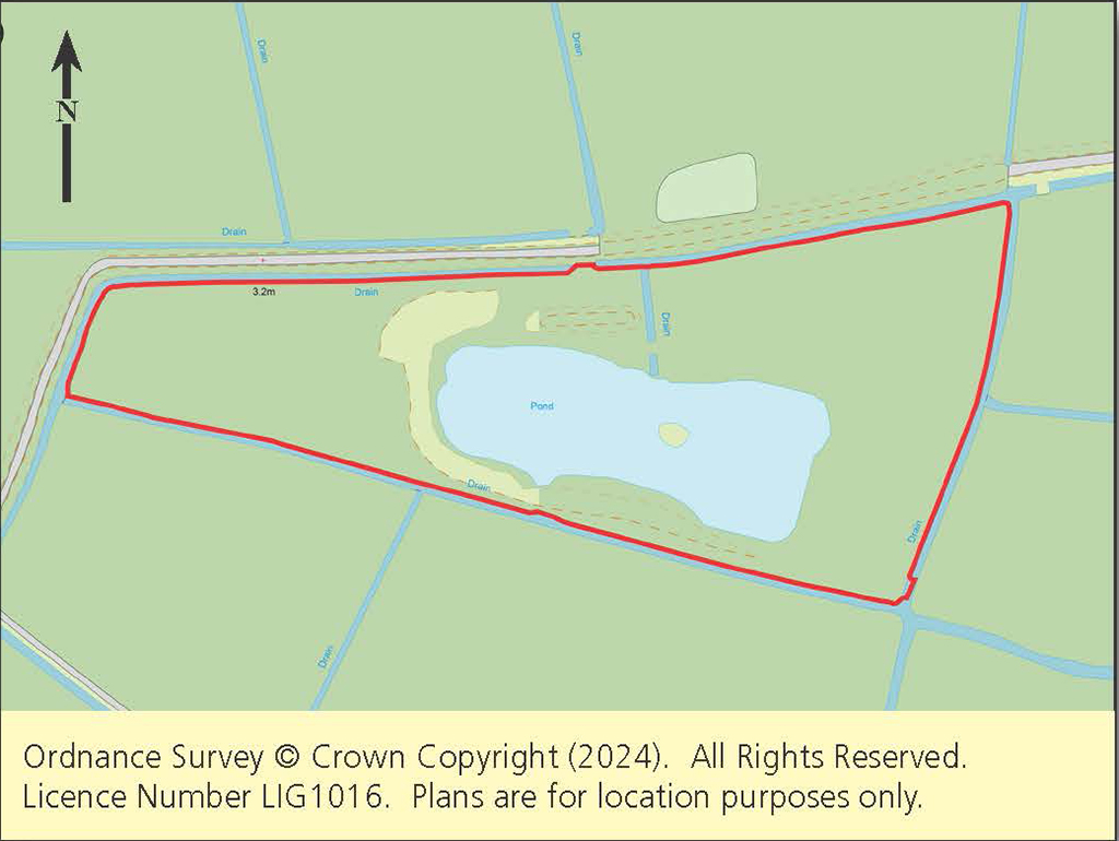 Lot: 163 - APPROXIMATELY NINE ACRES LAND INCORPORATING FLIGHT POND IN IDYLLIC LOCATION - 